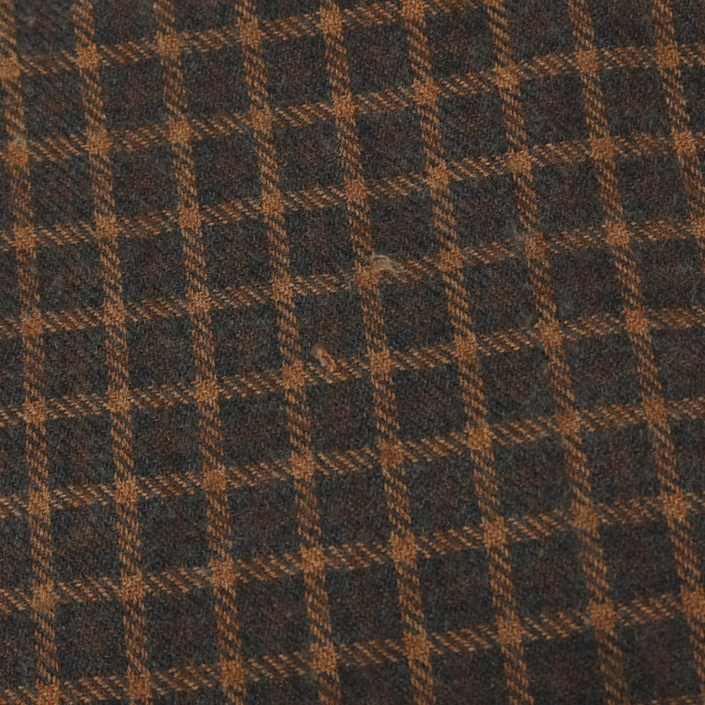 【中古】トムフォード TOM FORD カシミヤシルク チェック ストール ブラックxブラウン【 状態ランクC 】【 メンズ 】