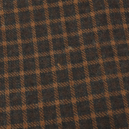 【中古】トムフォード TOM FORD カシミヤシルク チェック ストール ブラックxブラウン【 状態ランクC 】【 メンズ 】