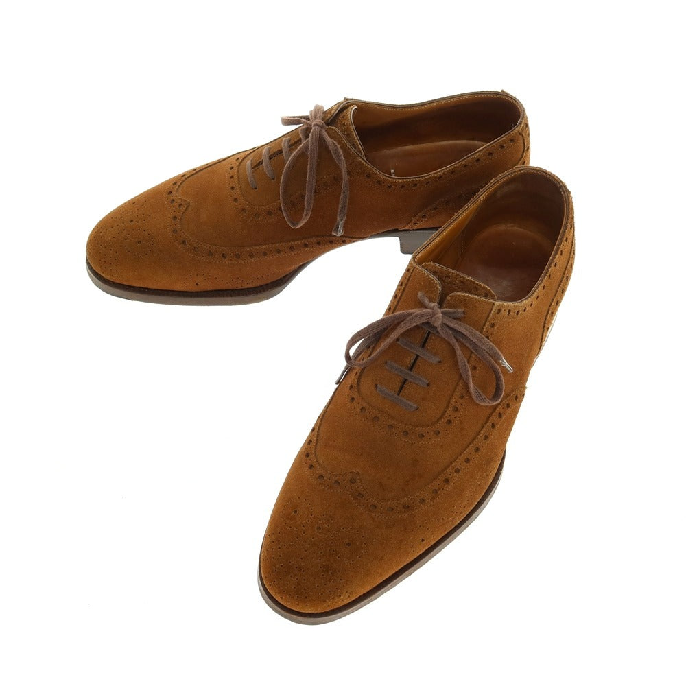 【中古】サンクリスピン SAINT CRISPINS スエード ウイングチップ ブラウン【サイズ6F　1/2】【 状態ランクC 】【 メンズ 】