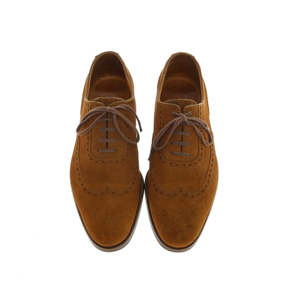 【中古】サンクリスピン SAINT CRISPINS スエード ウイングチップ ブラウン【サイズ6F　1/2】【 状態ランクC 】【 メンズ 】