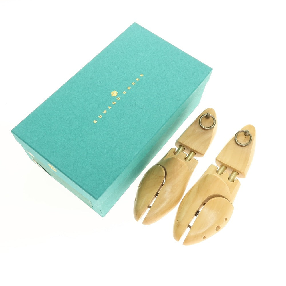 【中古】エドワードグリーン EDWARD GREEN LICHFIELD カーフ レザー パンチドキャップ ドレスシューズ ブラック【サイズ7E】【 状態ランクC 】【 メンズ 】