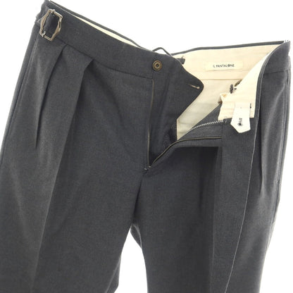 【中古】ジーティーアー G.T.A IL PANTALONE ウール ドレススラックスパンツ グレー【サイズ48】【 状態ランクC 】【 メンズ 】