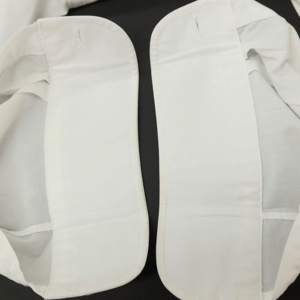 【中古】メイカーズシャツ カマクラ Makers Shirt 鎌倉 コットンポリエステル セミワイドカラー ドレスシャツ ホワイト【 サイズ37-81 】【 状態ランクB 】【 メンズ 】 [BPD]