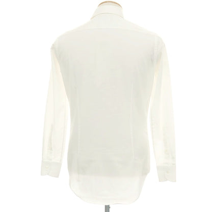 【中古】メイカーズシャツ カマクラ Makers Shirt 鎌倉 コットンポリエステル セミワイドカラー ドレスシャツ ホワイト【サイズ37-81】【 状態ランクB 】【 メンズ 】