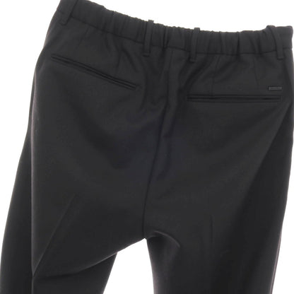 【中古】インコテックス INCOTEX ストレッチ ウールポリエステル イージースラックスパンツ ブラック【サイズ44】【 状態ランクB 】【 メンズ 】