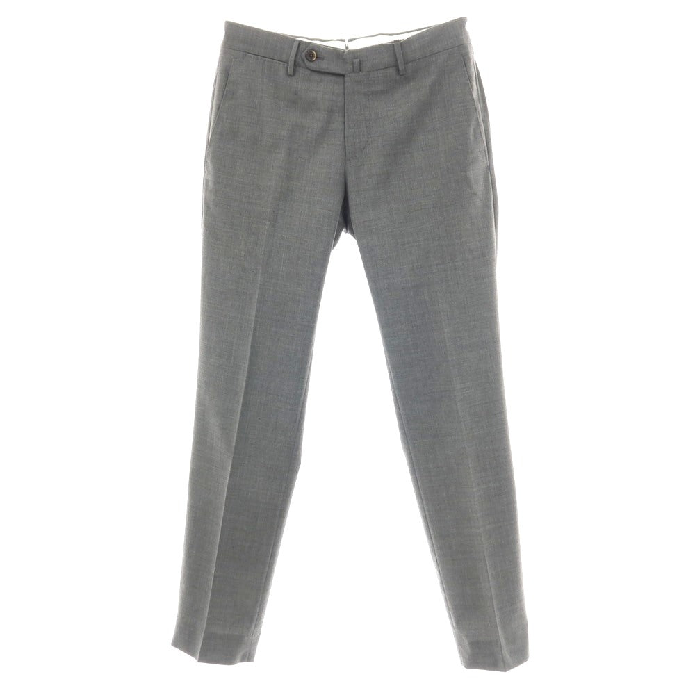 【中古】ピーティートリノ PT TORINO ストレッチ ポリエステルウール ドレススラックスパンツ グレー【サイズ44】【 状態ランクD 】【 メンズ 】