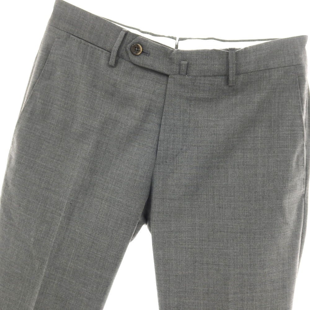 【中古】ピーティートリノ PT TORINO ストレッチ ポリエステルウール ドレススラックスパンツ グレー【サイズ44】【 状態ランクD 】【 メンズ 】