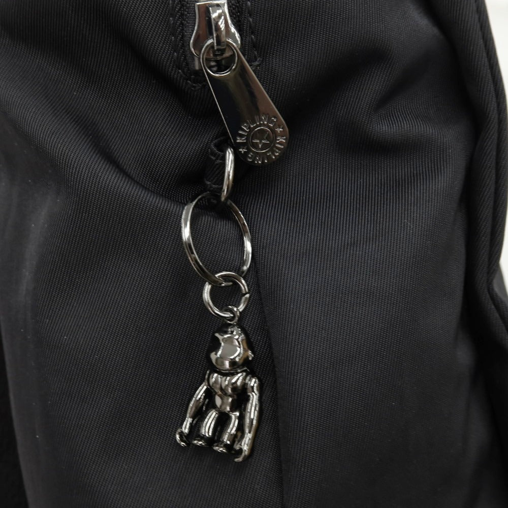 【中古】キプリング Kipling ナイロン バックパック・リュック ブラック【 状態ランクA 】【 ユニセックス 】