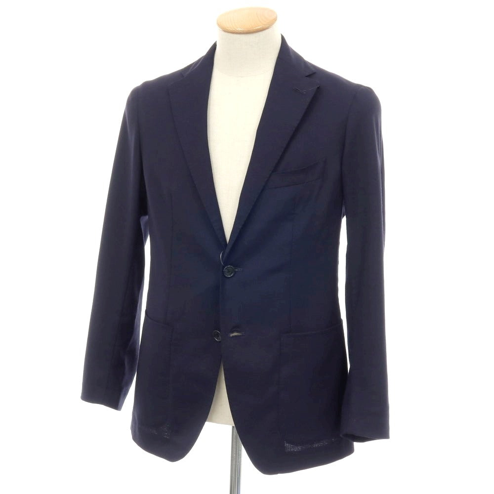 【中古】タリアトーレ TAGLIATORE ウールポリウレタン 2B テーラードジャケット ネイビー【サイズ42】【 状態ランクB 】【 メンズ 】
