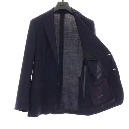 【中古】タリアトーレ TAGLIATORE ウールポリウレタン 2B テーラードジャケット ネイビー【サイズ42】【 状態ランクB 】【 メンズ 】