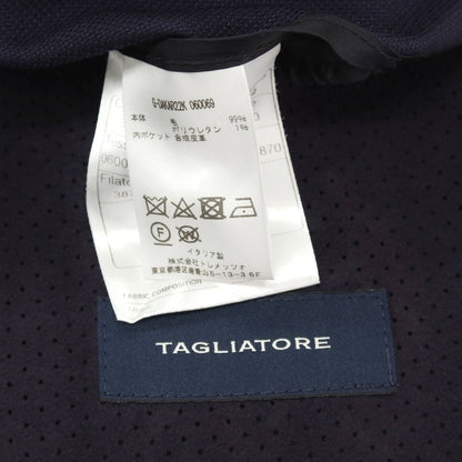 【中古】タリアトーレ TAGLIATORE ウールポリウレタン 2B テーラードジャケット ネイビー【サイズ42】【 状態ランクB 】【 メンズ 】