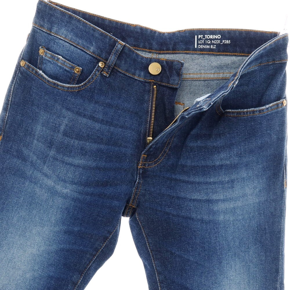 【中古】ピーティートリノ デニム PT TORINO DENIM ROCK SPEC GOLD ストレッチ コットン デニムパンツ ジーンズ ブルー【サイズ31】【 状態ランクB 】【 メンズ 】