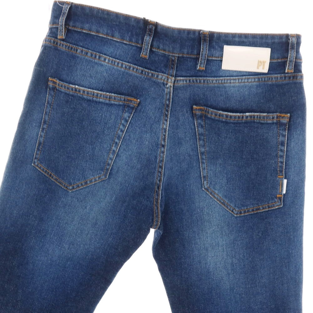 【中古】ピーティートリノ デニム PT TORINO DENIM ROCK SPEC GOLD ストレッチ コットン デニムパンツ ジーンズ ブルー【サイズ31】【 状態ランクB 】【 メンズ 】