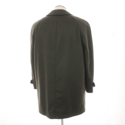 【中古】スタインボック Steinbock ウールアルパカ ローデンクロス ステンカラーコート オリーブ【サイズ50】【 状態ランクD 】【 メンズ 】