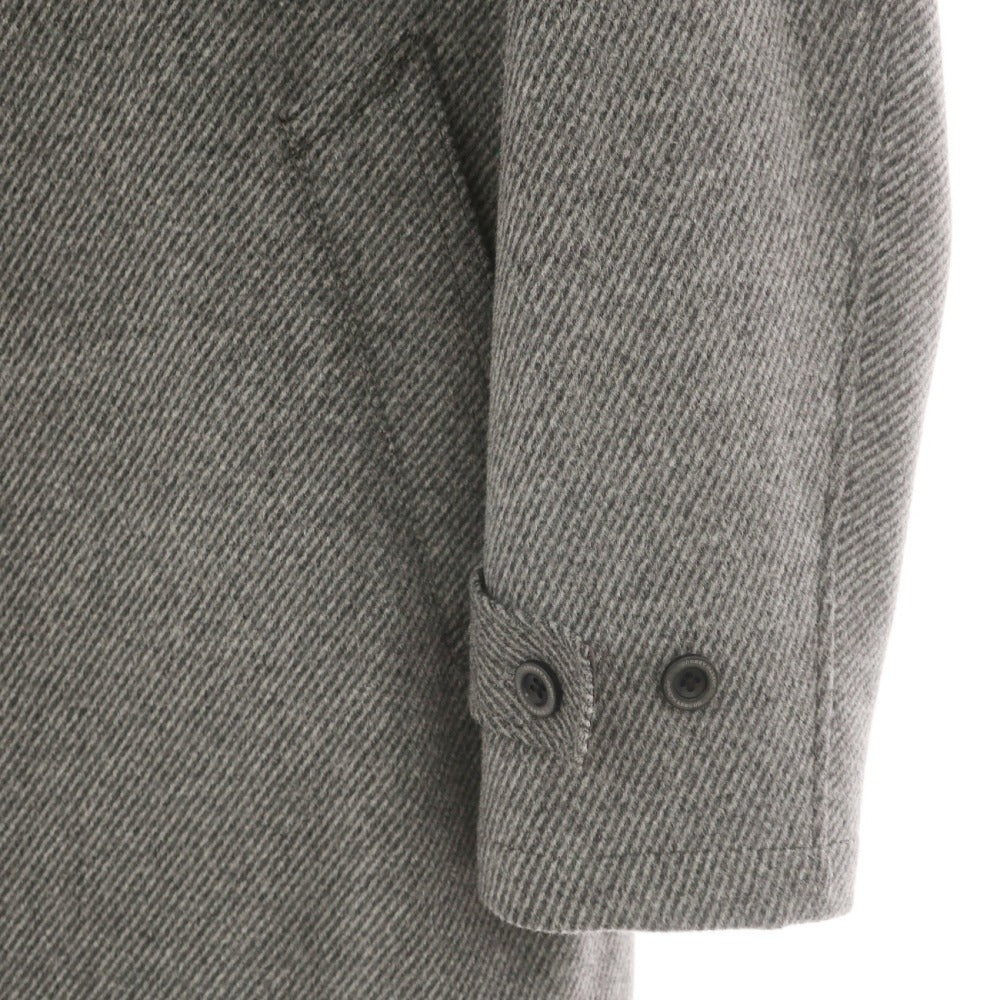 【中古】ジョセフアブード JOSEPH ABBOUD ウールアンゴラナイロン ステンカラーコート グレー【サイズL】【 状態ランクB 】【 メンズ 】