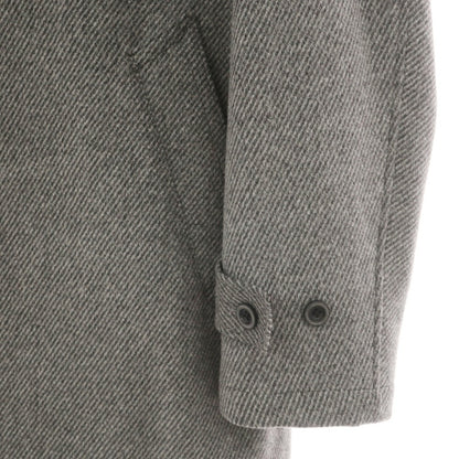 【中古】ジョセフアブード JOSEPH ABBOUD ウールアンゴラナイロン ステンカラーコート グレー【サイズL】【 状態ランクB 】【 メンズ 】