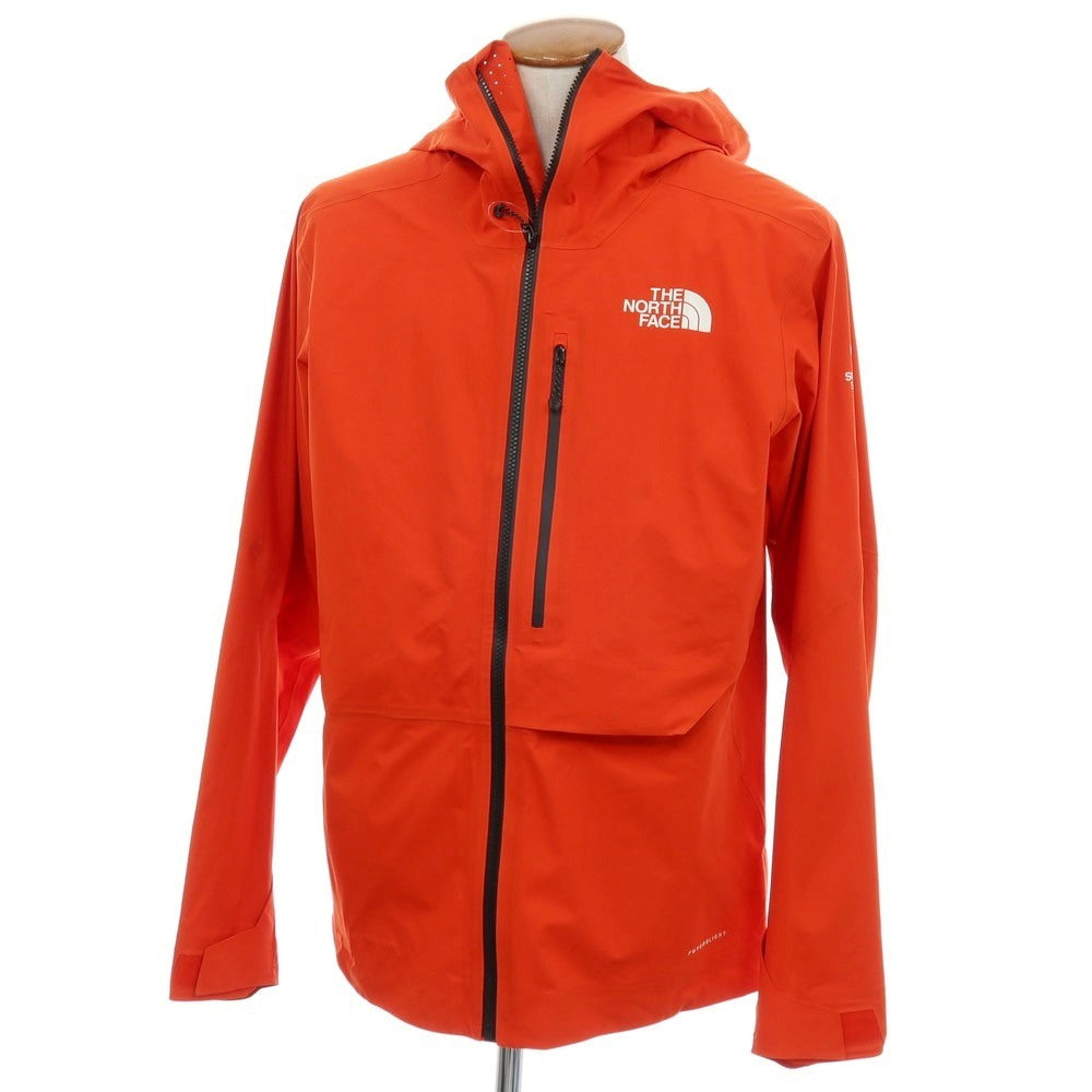 【中古】ザノースフェイス THE NORTH FACE SUMMIT SERIES FUTURELIGHT ポリエステル シェルジャケット レッドオレンジ【サイズM】【 状態ランクB 】【 メンズ 】