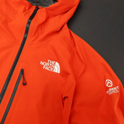 【中古】ザノースフェイス THE NORTH FACE SUMMIT SERIES FUTURELIGHT ポリエステル シェルジャケット レッドオレンジ【サイズM】【 状態ランクB 】【 メンズ 】