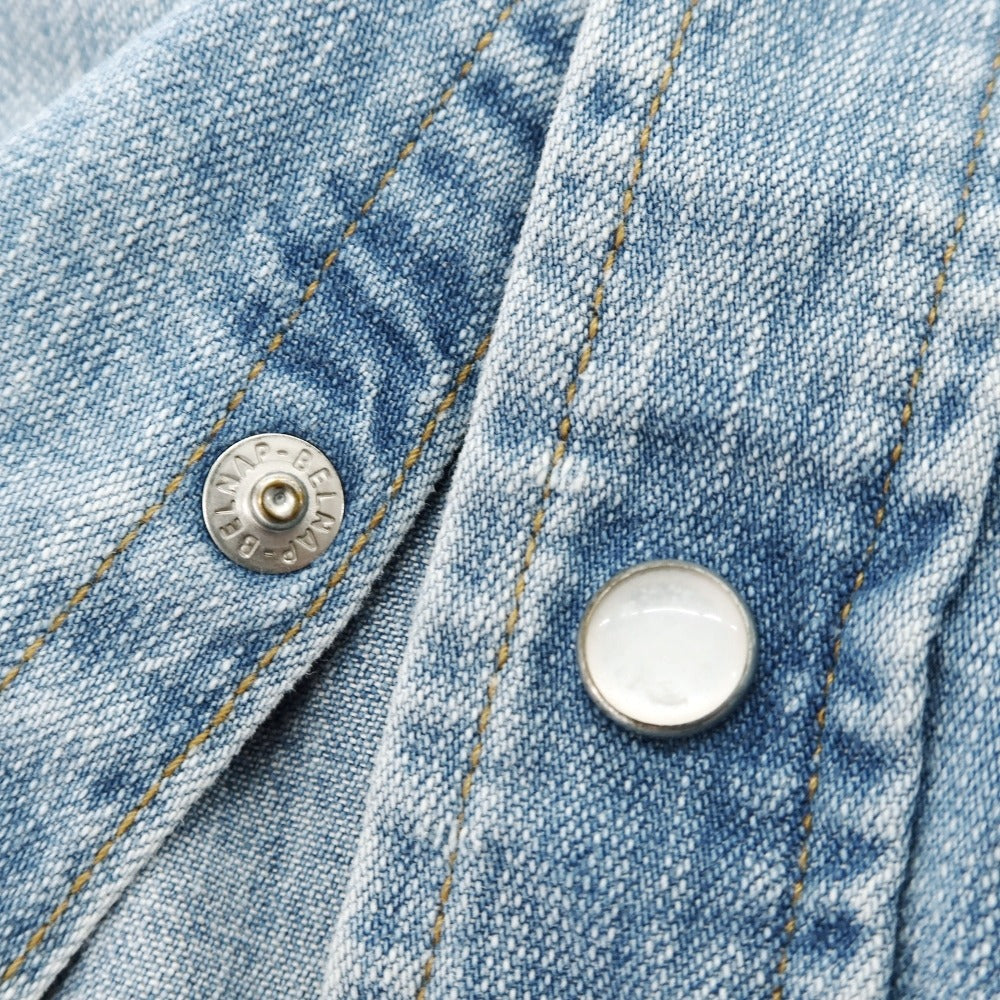 【中古】ラングラー Wrangler コットン デニム ウエスタンシャツ ライトブルー【 M 】【 状態ランクC 】【 メンズ 】 []