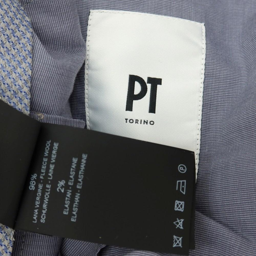 【中古】ピーティートリノ PT TORINO ストレッチ ウール ドレススラックスパンツ ベージュ【サイズ50】【 状態ランクB 】【 メンズ 】