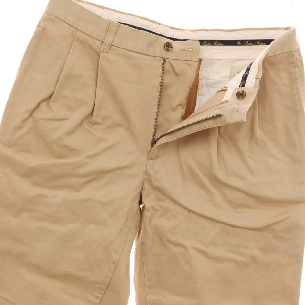 【中古】ニート NEAT × Brooks Brothers コットン チノパンツ ベージュ【サイズ34】【 状態ランクB 】【 メンズ 】