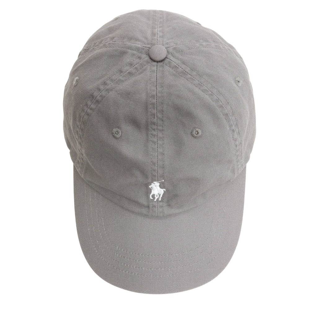 【中古】ポロ ラルフローレン Polo Ralph Lauren コットン系 キャップ 帽子 グレー【 状態ランクB 】【 メンズ 】