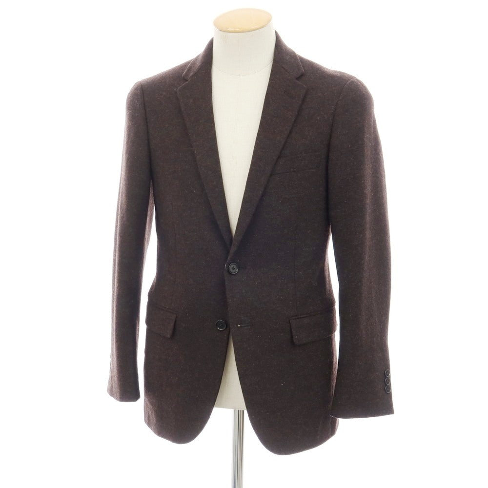 【中古】ア デイ イン ザ ライフ ユナイテッドアローズ a day in the life united arrows ウールポリエステルナイロン 2B テーラードジャケット ダークブラウン【サイズS】【 状態ランクB 】【 メンズ 】
