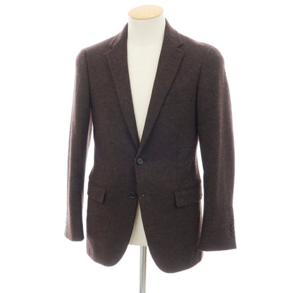 【中古】ア デイ イン ザ ライフ ユナイテッドアローズ a day in the life united arrows ウールポリエステルナイロン 2B テーラードジャケット ダークブラウン【サイズS】【 状態ランクB 】【 メンズ 】