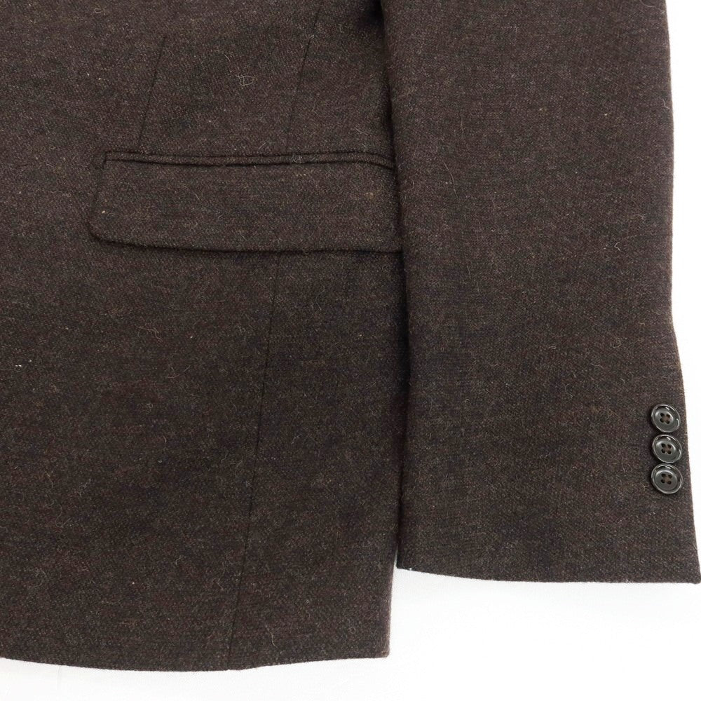 【中古】ア デイ イン ザ ライフ ユナイテッドアローズ a day in the life united arrows ウールポリエステルナイロン 2B テーラードジャケット ダークブラウン【サイズS】【 状態ランクB 】【 メンズ 】