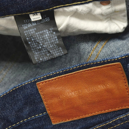 【中古】ユナイテッドアローズ UNITED ARROWS コットン デニムパンツ ジーンズ ネイビー【サイズM】【 状態ランクC 】【 メンズ 】