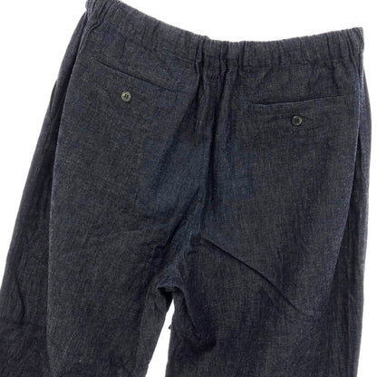 【中古】カル Cale 2026年春夏 コットンリネン イージーパンツ ネイビー【サイズ4】【 状態ランクB 】【 メンズ 】