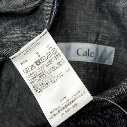 【中古】カル Cale 2026年春夏 コットンリネン イージーパンツ ネイビー【サイズ4】【 状態ランクB 】【 メンズ 】
