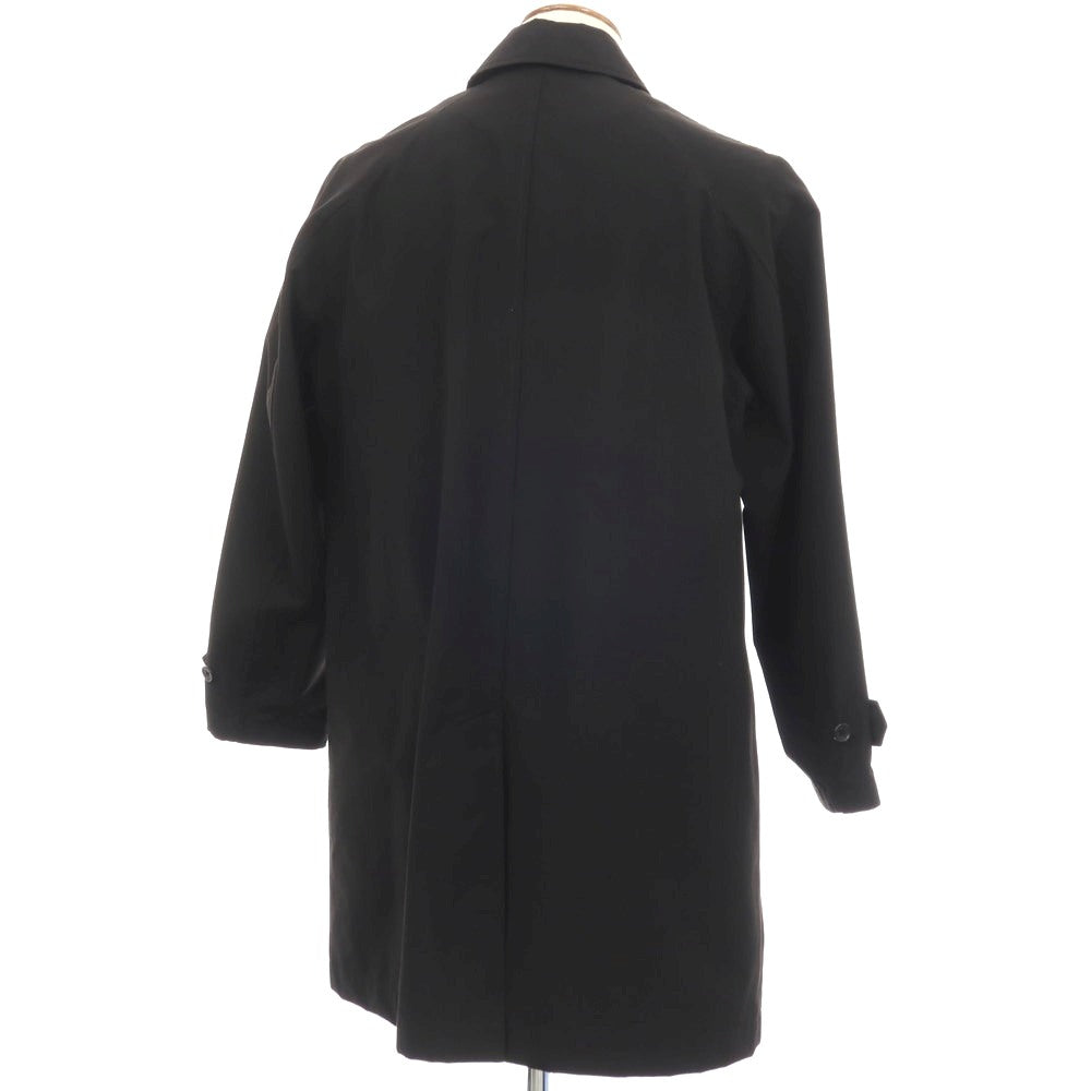 【中古】ナノユニバース nano universe ポリエステルコットン ステンカラーコート ブラック【サイズM】【 状態ランクB 】【 メンズ 】