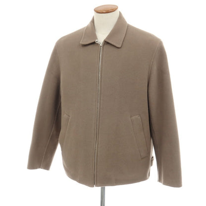 【中古】グリーンレーベルリラクシング green label relaxing Super 140’sプレジャーウール＆ナイロンポリエステル ジップアップブルゾン トープ【サイズM】【 状態ランクC 】【 メンズ 】