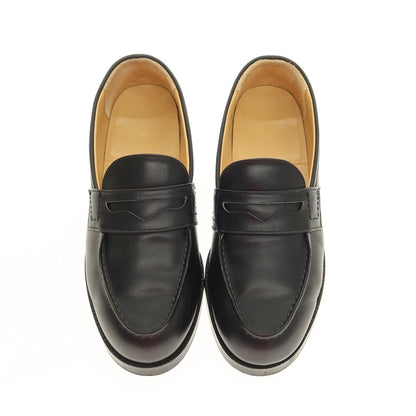 【中古】ビューティアンドユースユナイテッドアローズ BEAUTY&amp;YOUTH UNITED ARROWS レザー コインローファー ブラック【サイズ24.5】【 状態ランクB 】【 メンズ 】