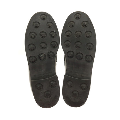 【中古】ビューティアンドユースユナイテッドアローズ BEAUTY&amp;YOUTH UNITED ARROWS レザー コインローファー ブラック【サイズ24.5】【 状態ランクB 】【 メンズ 】