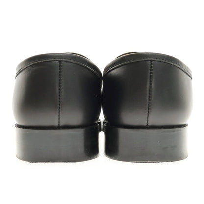 【中古】ビューティアンドユースユナイテッドアローズ BEAUTY&amp;YOUTH UNITED ARROWS レザー コインローファー ブラック【サイズ24.5】【 状態ランクB 】【 メンズ 】