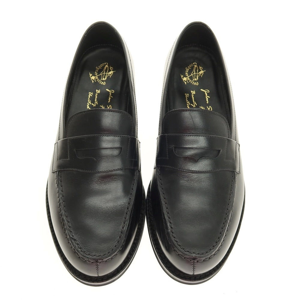 【中古】ジャランスリウァヤ JALAN SRIWIJAYA BEAUTY&amp;YOUTH別注 レザー コインロファー ブラック【サイズ7 1/2】【 状態ランクB 】【 メンズ 】