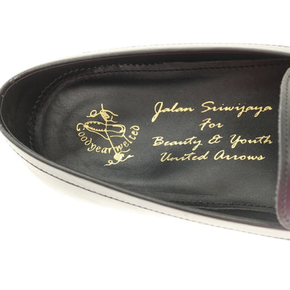 【中古】ジャランスリウァヤ JALAN SRIWIJAYA BEAUTY&amp;YOUTH別注 レザー コインロファー ブラック【サイズ7 1/2】【 状態ランクB 】【 メンズ 】