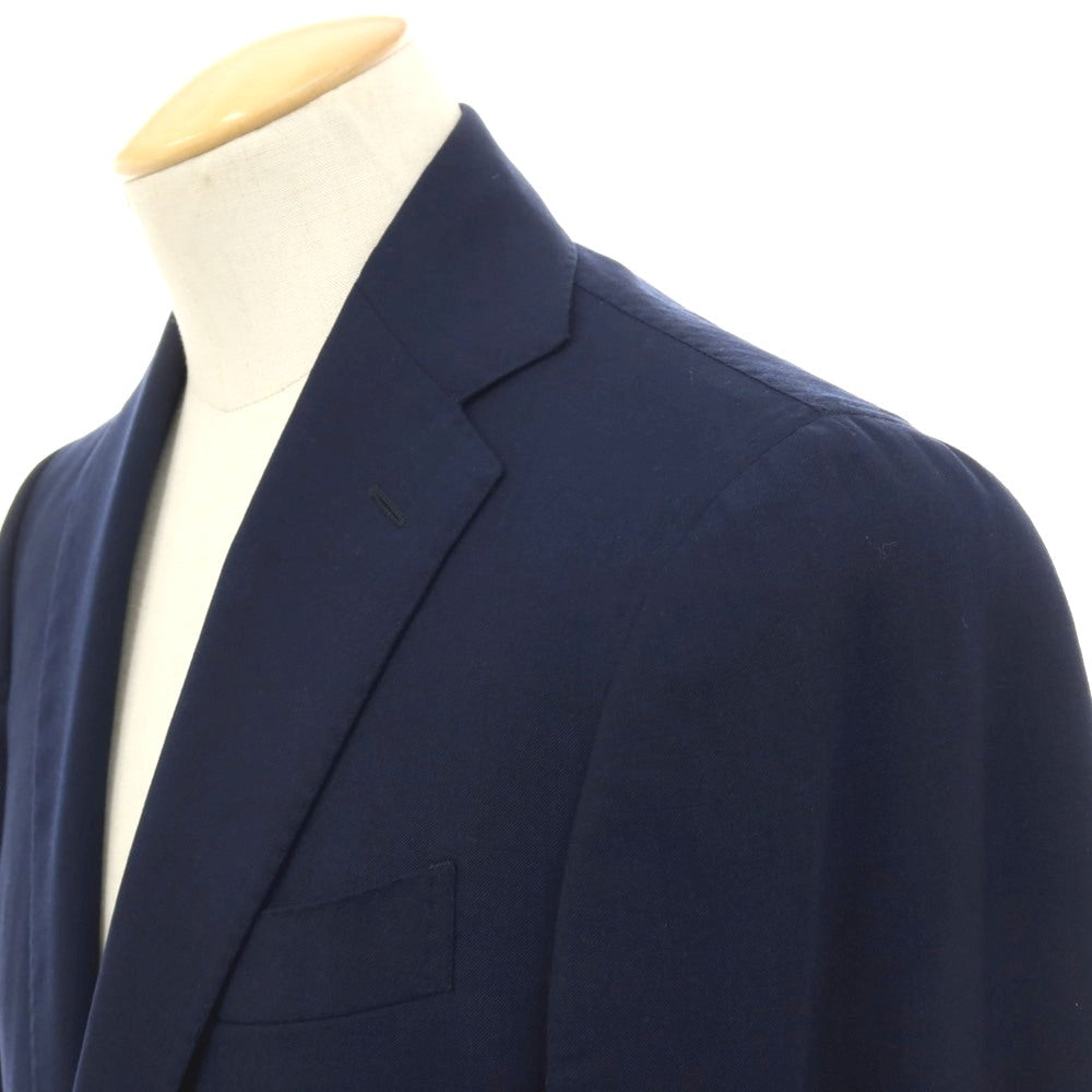 【中古】スティレ ラティーノ STILE LATINO ウール 3つボタンスーツ ネイビー【サイズ44 Drop 7R】【 状態ランクC 】【 メンズ 】 [BPD]