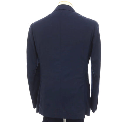 【中古】スティレ ラティーノ STILE LATINO ウール 3つボタンスーツ ネイビー【サイズ44 Drop 7R】【 状態ランクC 】【 メンズ 】 [BPD]
