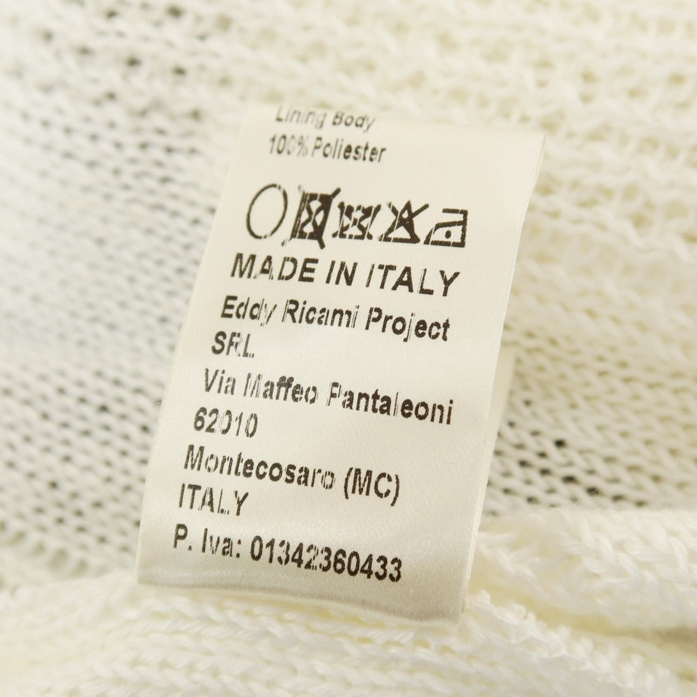 【中古】サンハウス SUN HOUSE リネン 2B ニットジャケット ホワイト【サイズ48】【 状態ランクB 】【 メンズ 】