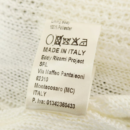 【中古】サンハウス SUN HOUSE リネン 2B ニットジャケット ホワイト【サイズ48】【 状態ランクB 】【 メンズ 】