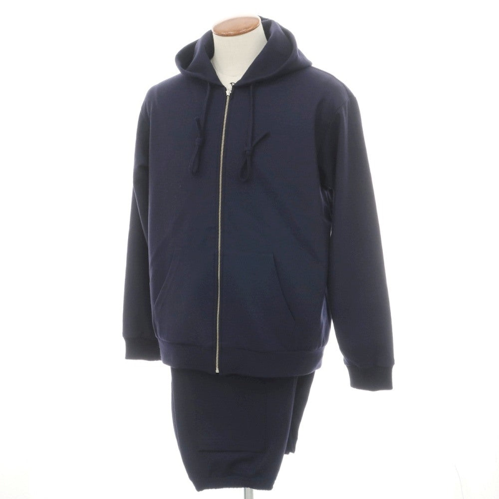 【中古】モンサオ moncao ウール系 セットアップ ネイビー【サイズ表記なし（M位）】【 状態ランクA 】【 メンズ 】