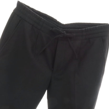 【中古】ジービーエス トラウザーズ GBS Trousers CESARE ウール イージー カジュアルスラックスパンツ ブラック【サイズ48】【 状態ランクB 】【 メンズ 】