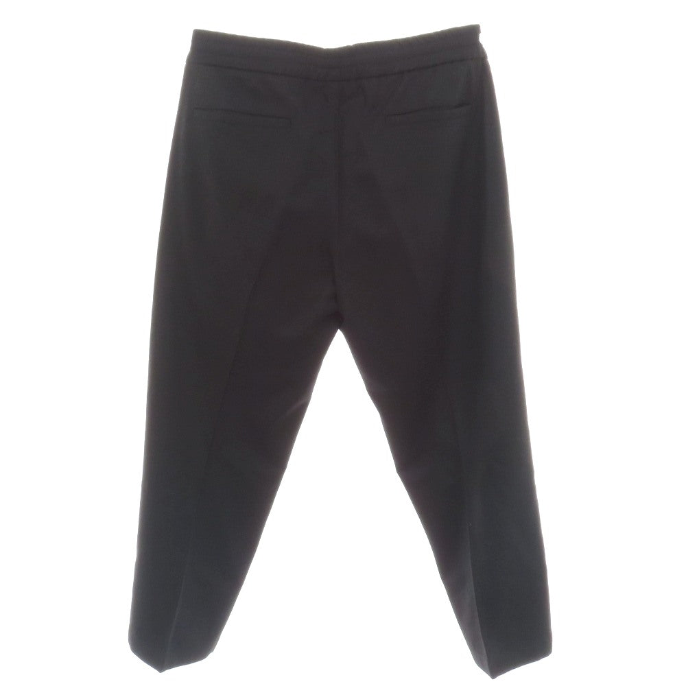 【中古】ジービーエス トラウザーズ GBS Trousers CESARE ウール イージー カジュアルスラックスパンツ ブラック【サイズ48】【 状態ランクB 】【 メンズ 】