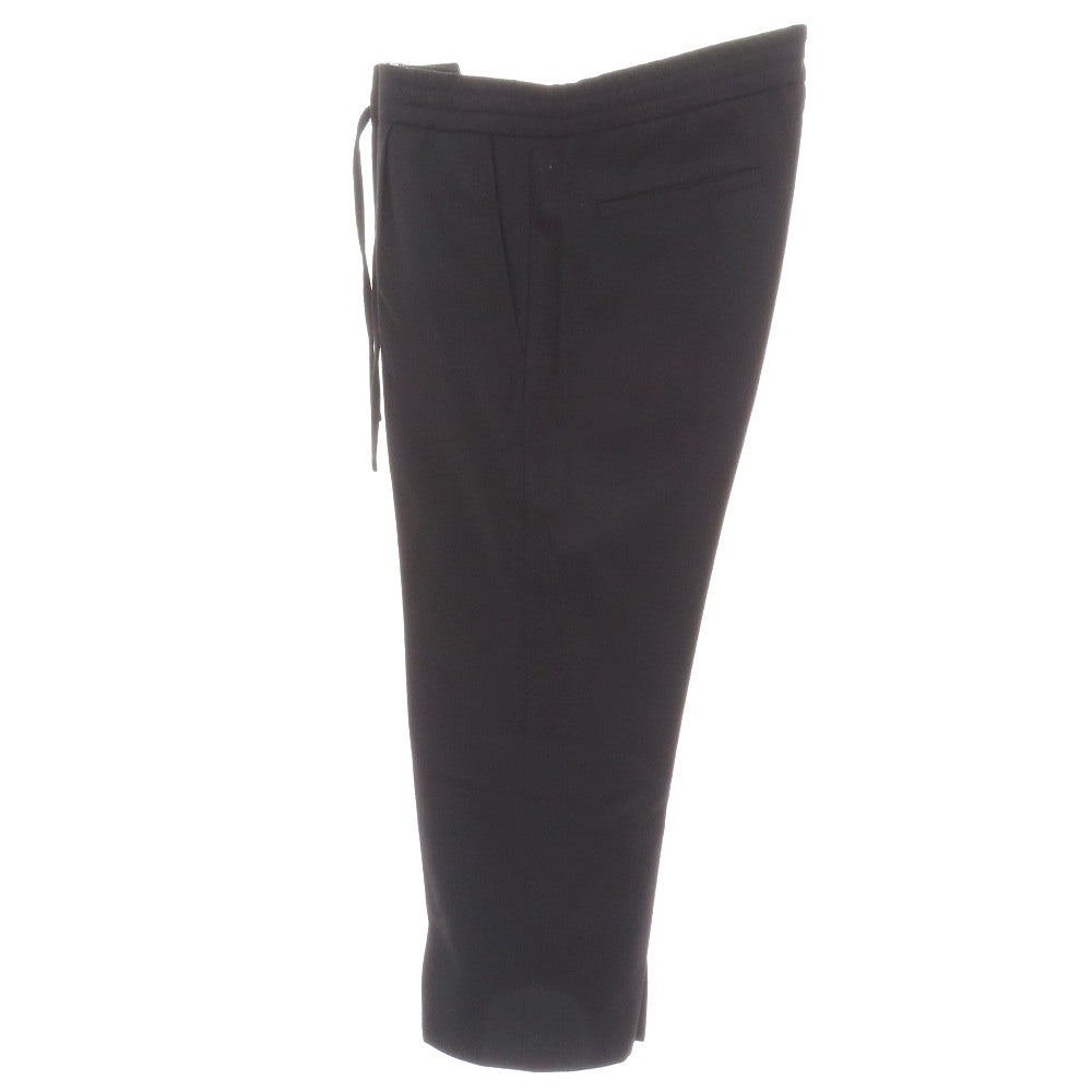 【中古】ジービーエス トラウザーズ GBS Trousers CESARE ウール イージー カジュアルスラックスパンツ ブラック【サイズ48】【 状態ランクB 】【 メンズ 】
