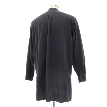 【中古】コモリ COMOLI コットン バンドカラー カジュアルシャツ ブラック【サイズ2】【 状態ランクC 】【 メンズ 】