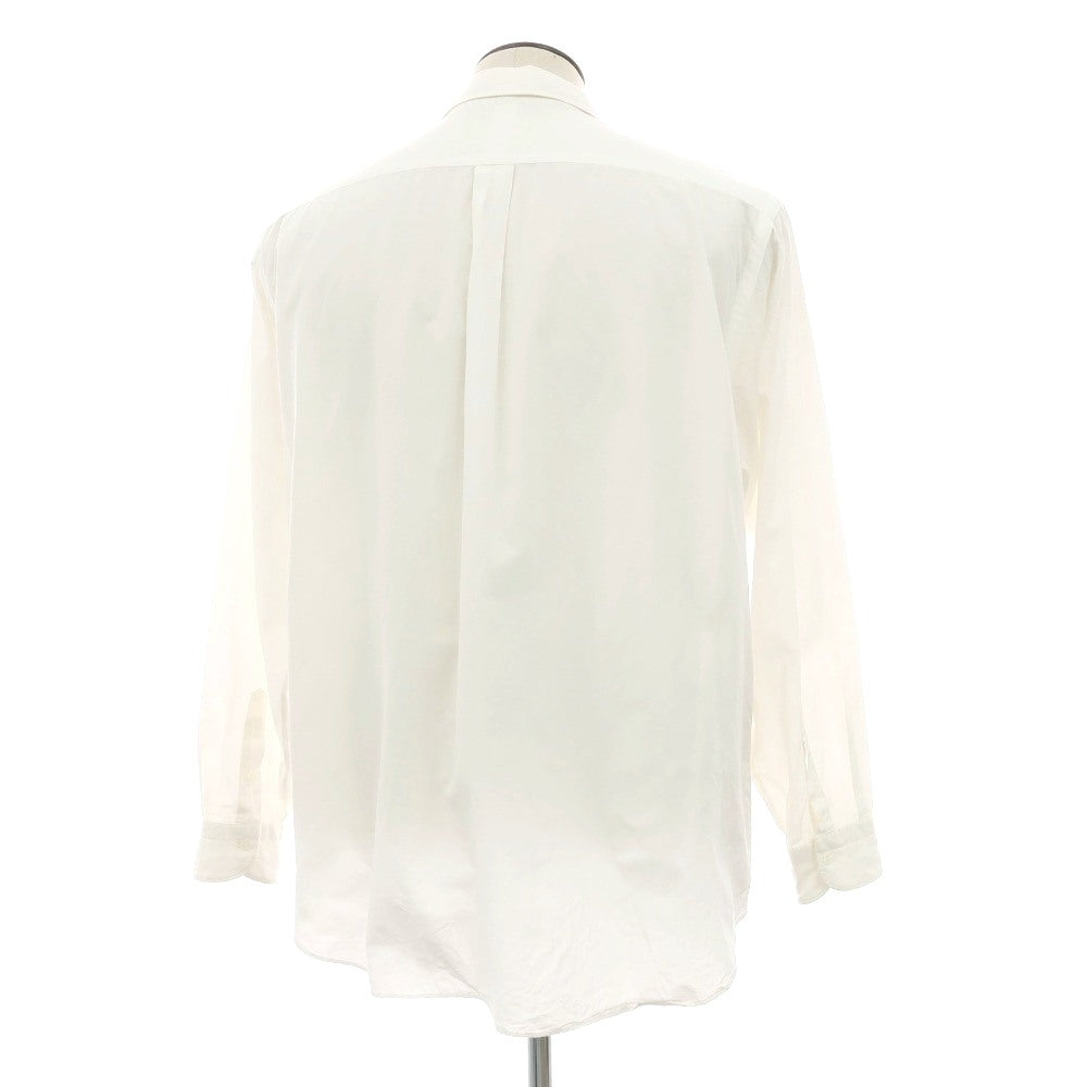 【中古】コモリ COMOLI コットン カジュアルシャツ ホワイト【 3 】【 状態ランクC 】【 メンズ 】 []