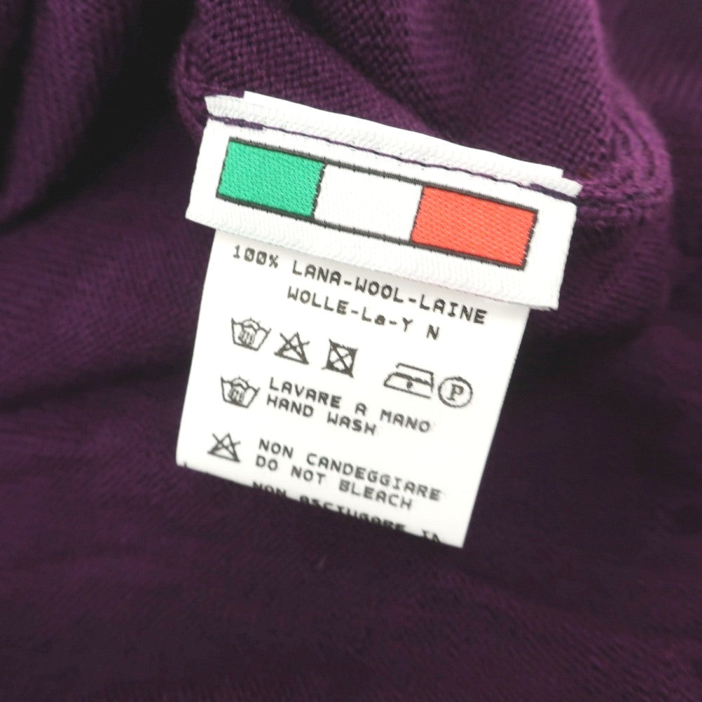 【中古】バフィー BAFY ウール モックネック プルオーバーニット パープル【サイズ48】【 状態ランクB 】【 メンズ 】
